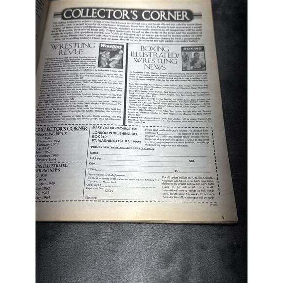 Wrestling Bad Guys Magazine Hulk Hogan WCW Summer 1995 Wrestlemania XI - Picture 6 of 10